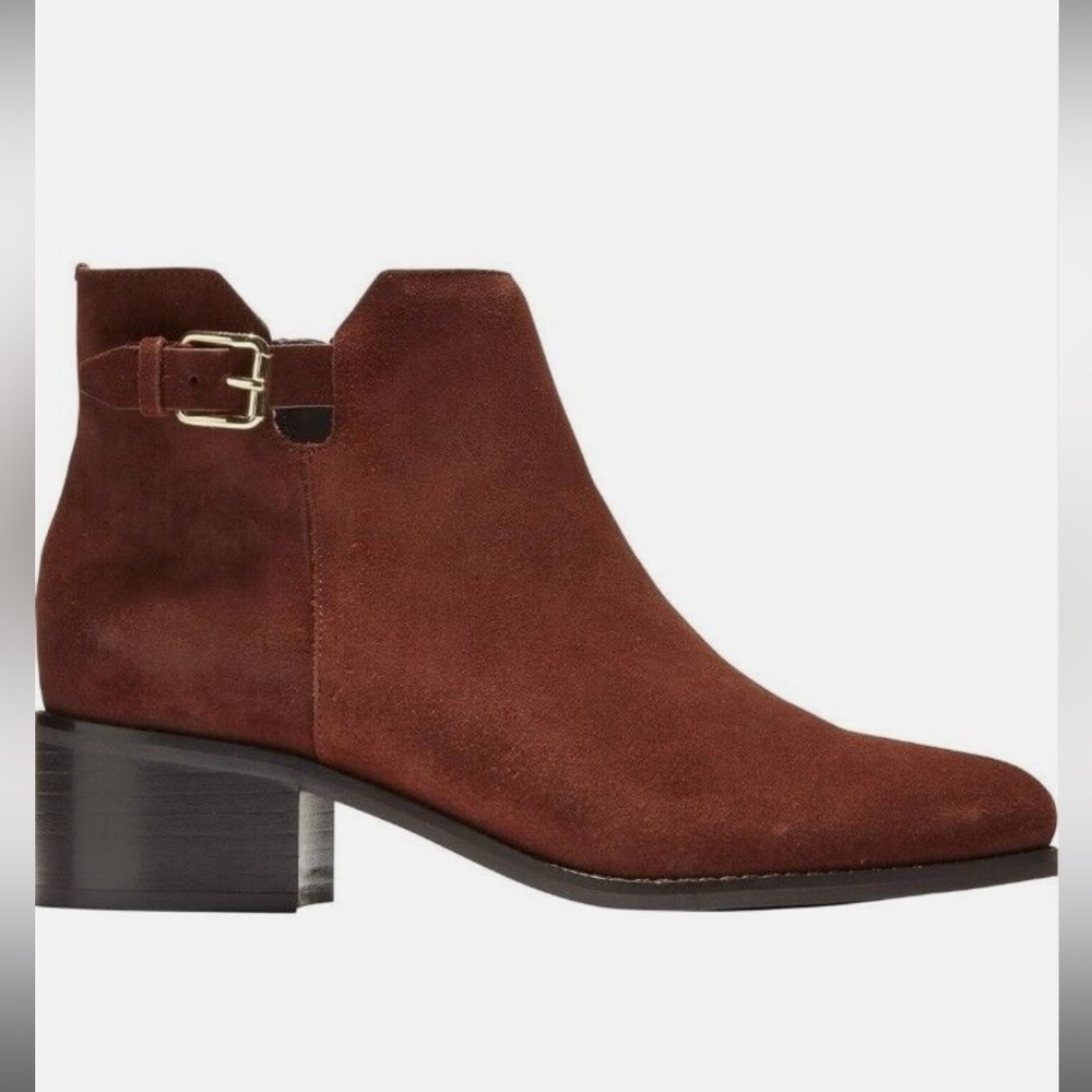 New Cole Haan Haidyn bootie scotch suede 10 B